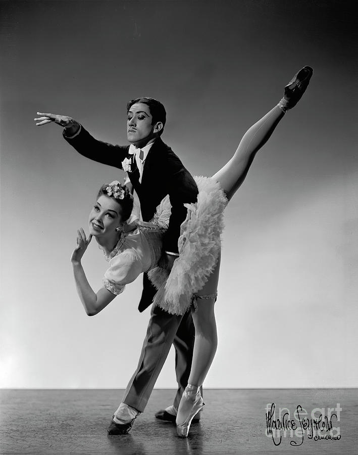 Ballet Photograph - Nadia Nerina And Alexander Grant In wedding Bouquet By Sadler Wells Ballet by 
