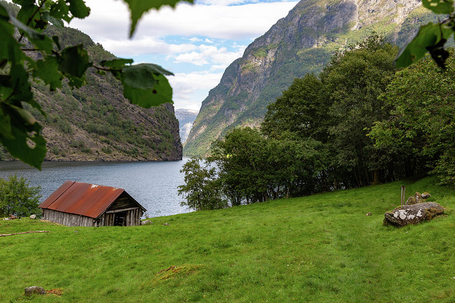 Naeroyfjord, Norway Photograph by Andreas Levi