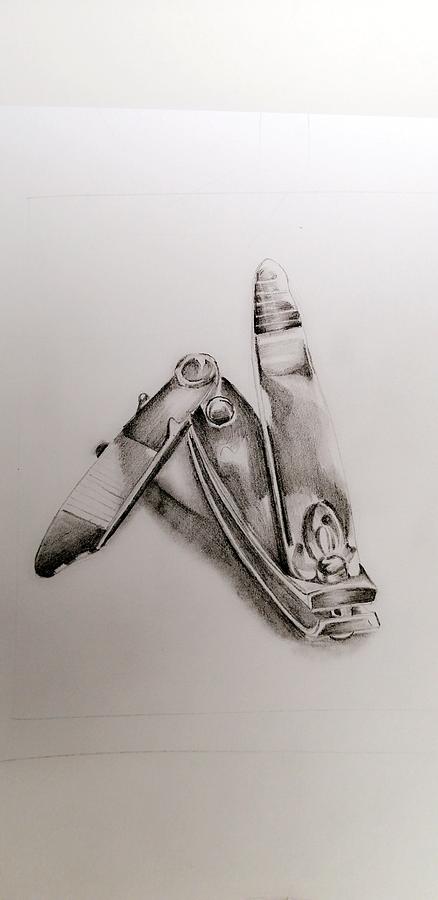 nail clipper drawing