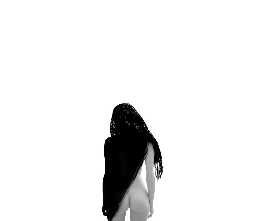 Naked Woman Wearing Black Scarf Photograph by Win-initiative Naked Woman Wearing Black Scarf Photograph by Win-initiative