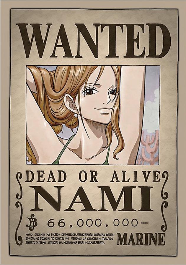 One Piece Wanted Poster Nami