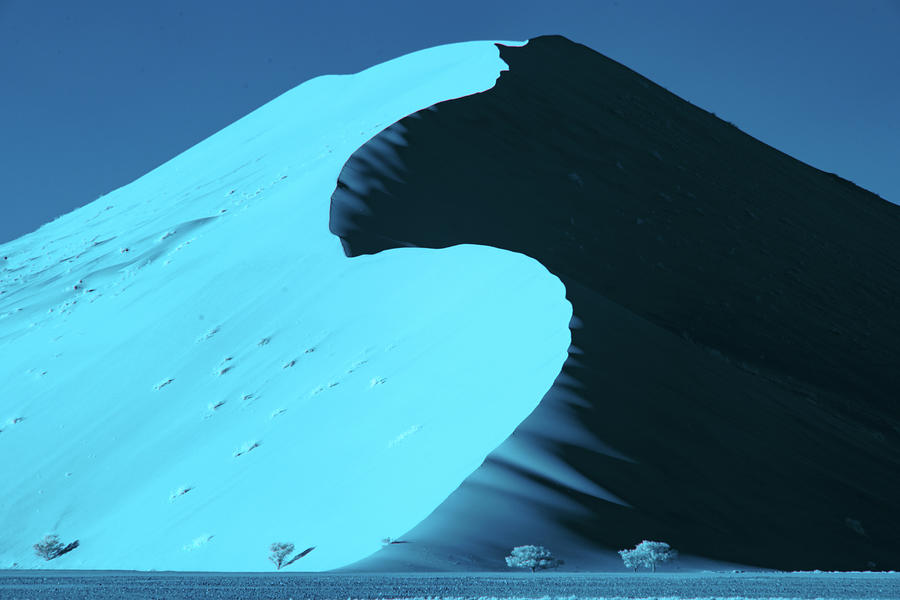 Namib Desert Dune In Infared Photograph by Hiroya Minakuchi