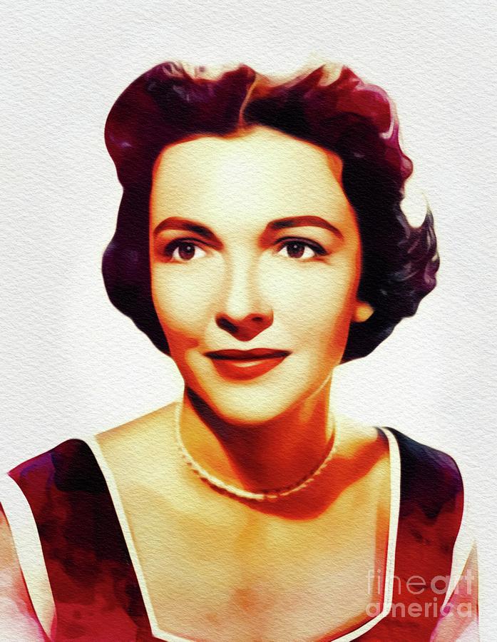 Nancy Davis, Vintage Actress Painting