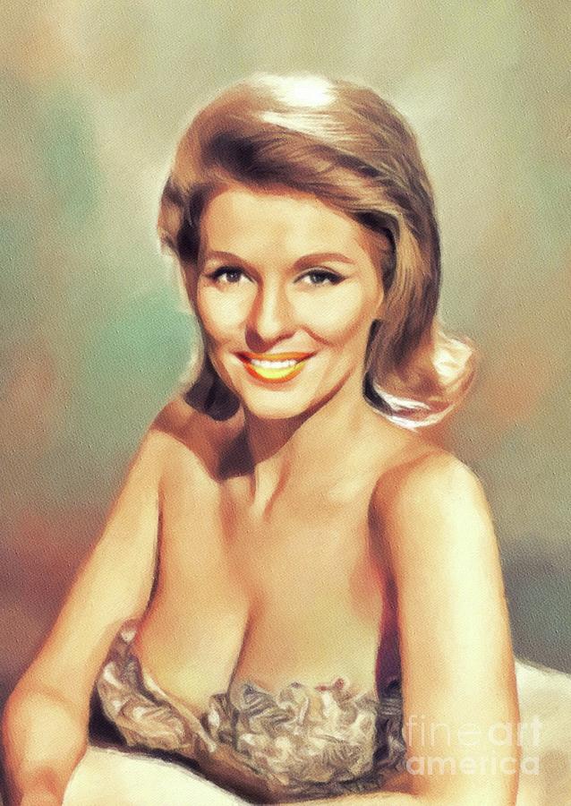 Nancy Kovack, Vintage Actress Painting by Esoterica Art Agency.