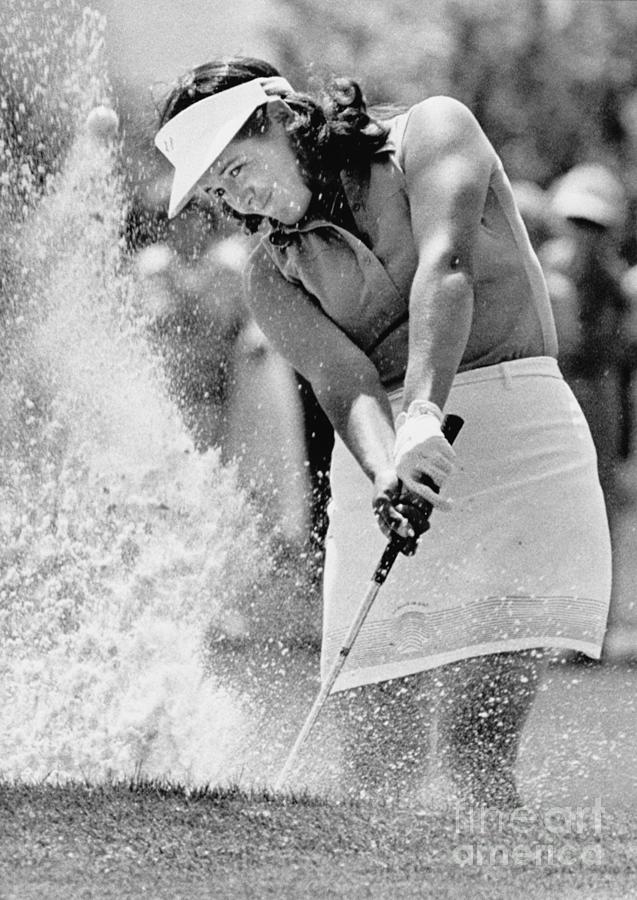 Nancy Lopez-melton Hitting Golf Ball Photograph by Bettmann