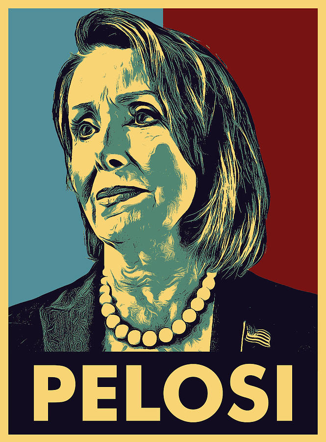 Nancy Pelosi Digital Art by Lambo Minata - Fine Art America