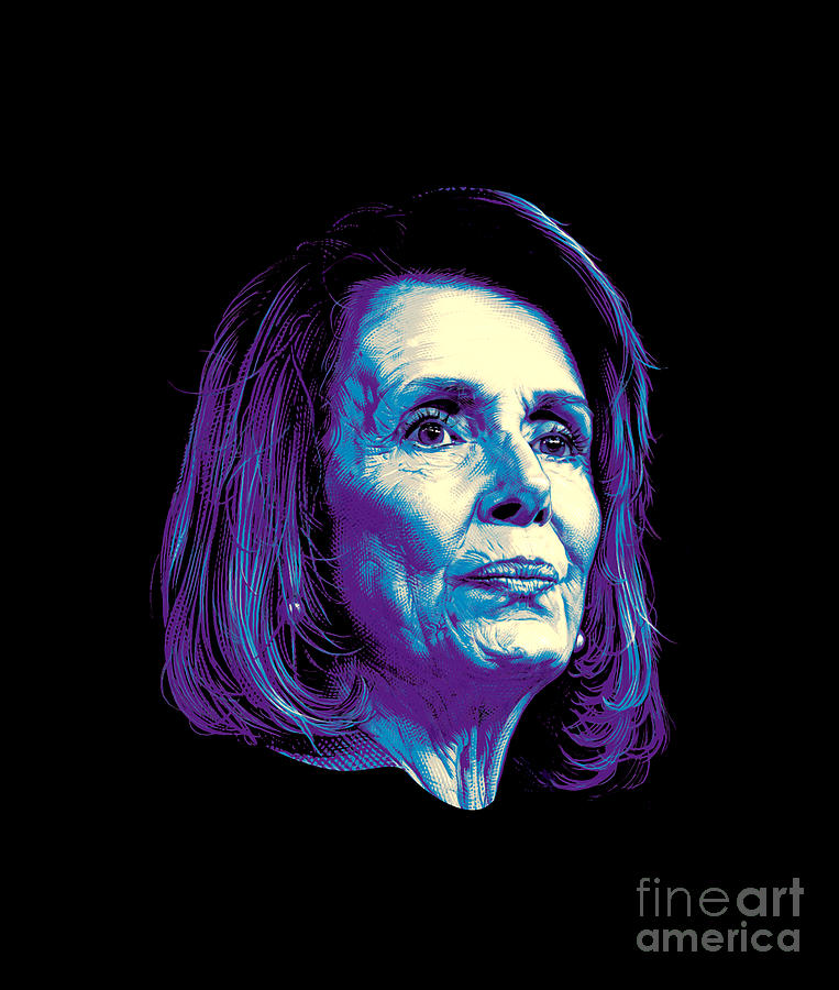 Nancy Pelosi Digital Art by Sigge M Sundstrom - Fine Art America