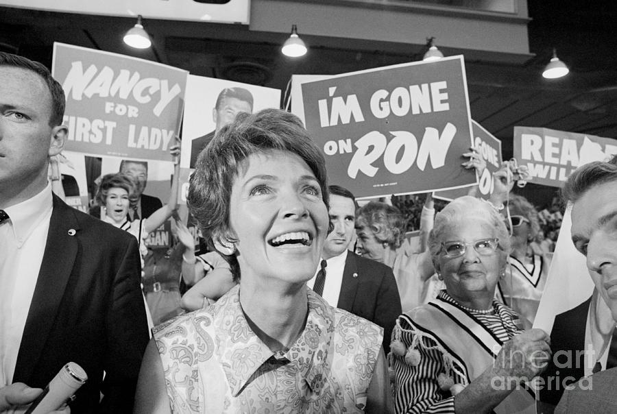 Nancy Reagan Smiling Photograph by Bettmann