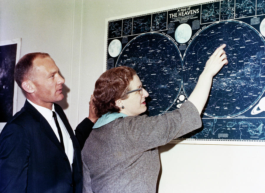 Nancy Roman And Edwin Aldrin Photograph by Science Source