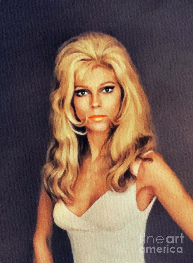 Music Painting - Nancy Sinatra, Music Legend by Esoterica Art Agency