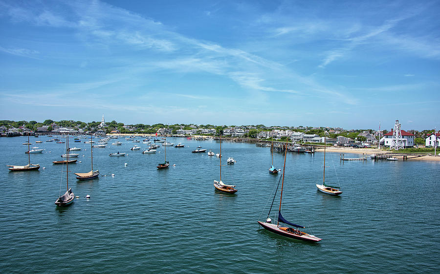 Childrens Photograph - Nantucket Harbor And Boat Basin - Nantucket Massachusetts by Brendan Reals Childrens Photograph - Nantucket Harbor And Boat Basin - Nantucket Massachusetts by Brendan Reals
