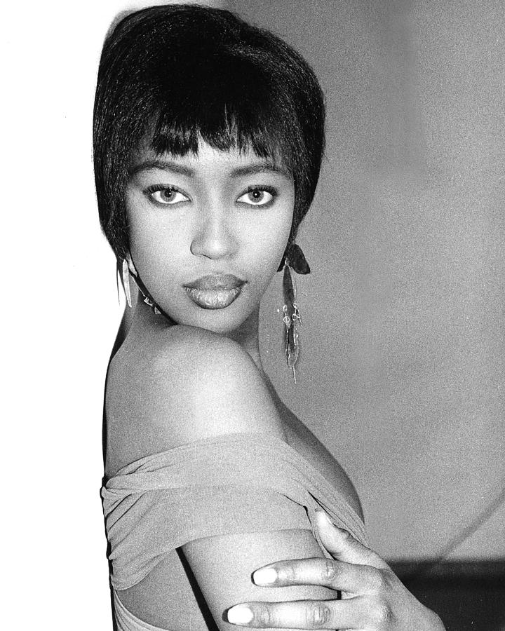 Naomi Campbell Poses Early On In Her Photograph by New York Daily News Archive