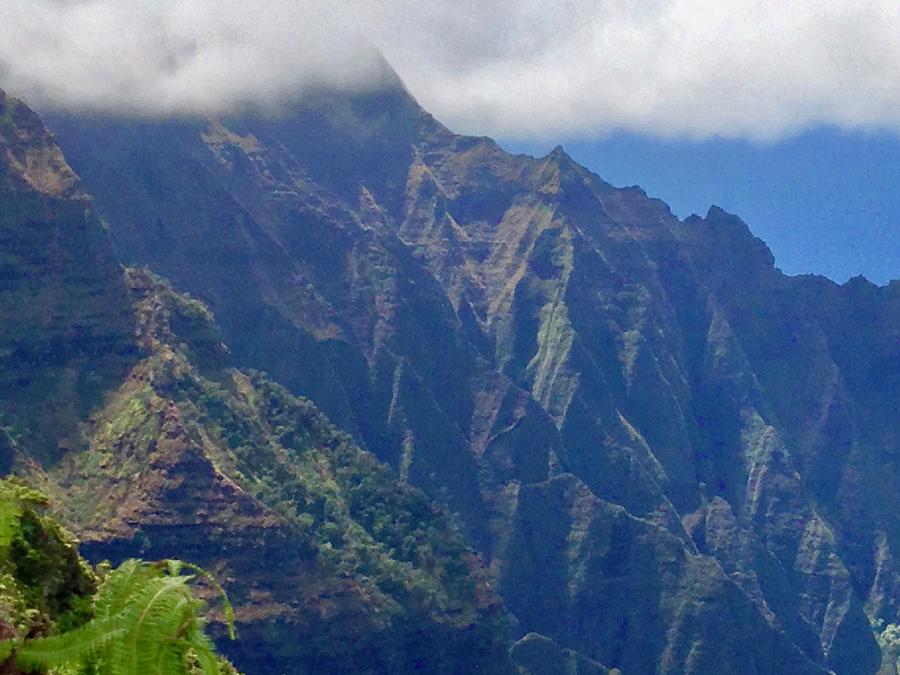 Mountain Photograph - Napali in the Mist by Virginia St Claire