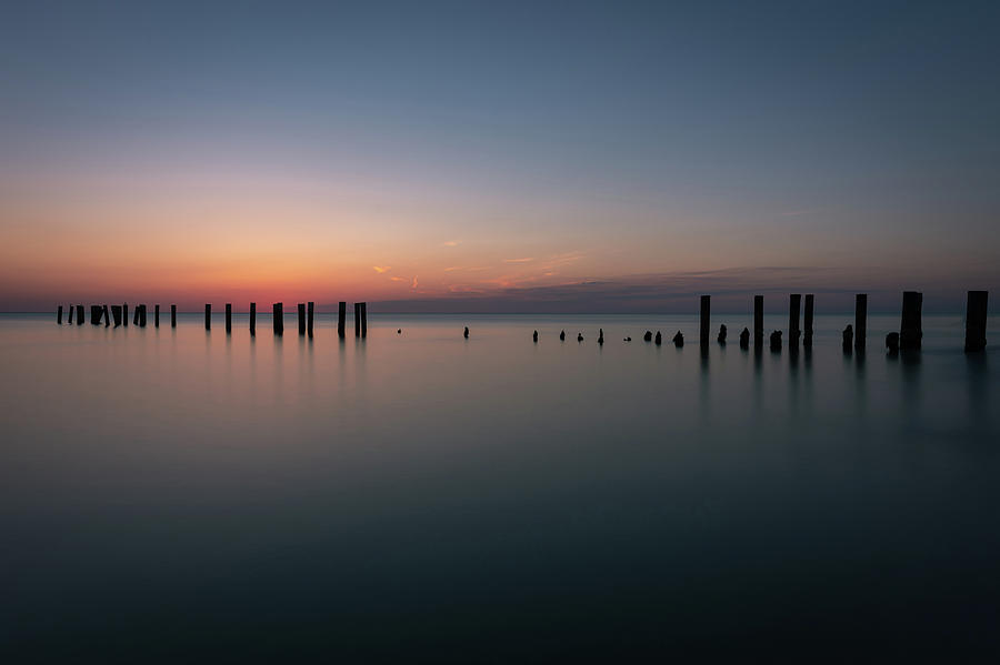 Naples Beach Sunset Twilight Photograph by Stan Dzugan - Fine Art America