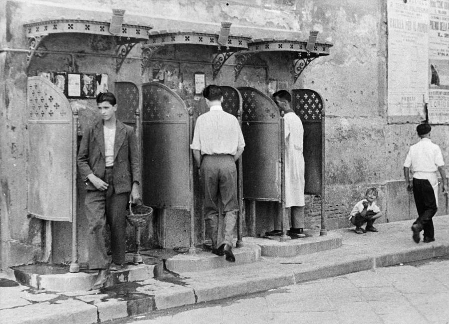 Naples Toilets Photograph by Erich Auerbach