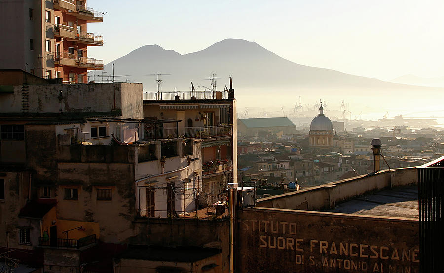 Naples Vista with Vesuvius Photograph by Jonathan Thompson