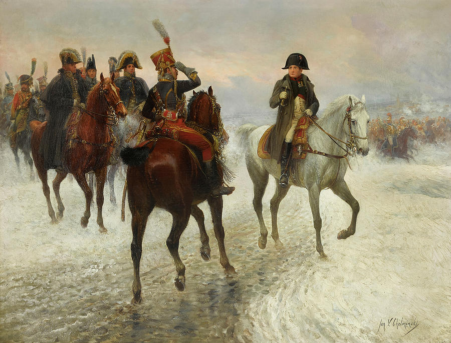Napoleon And Prince Poniatowkis Army During The Russian Campaign
