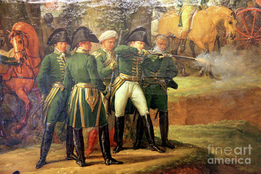 Napoleon At A Hunt In The Compiegne Drawing by Print Collector