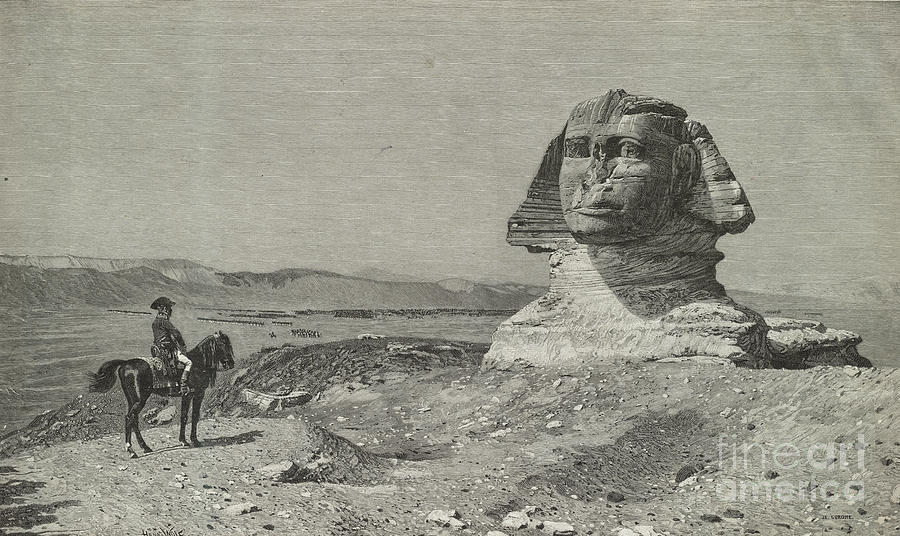 Napoleon Before The Sphinx Photograph by Bettmann