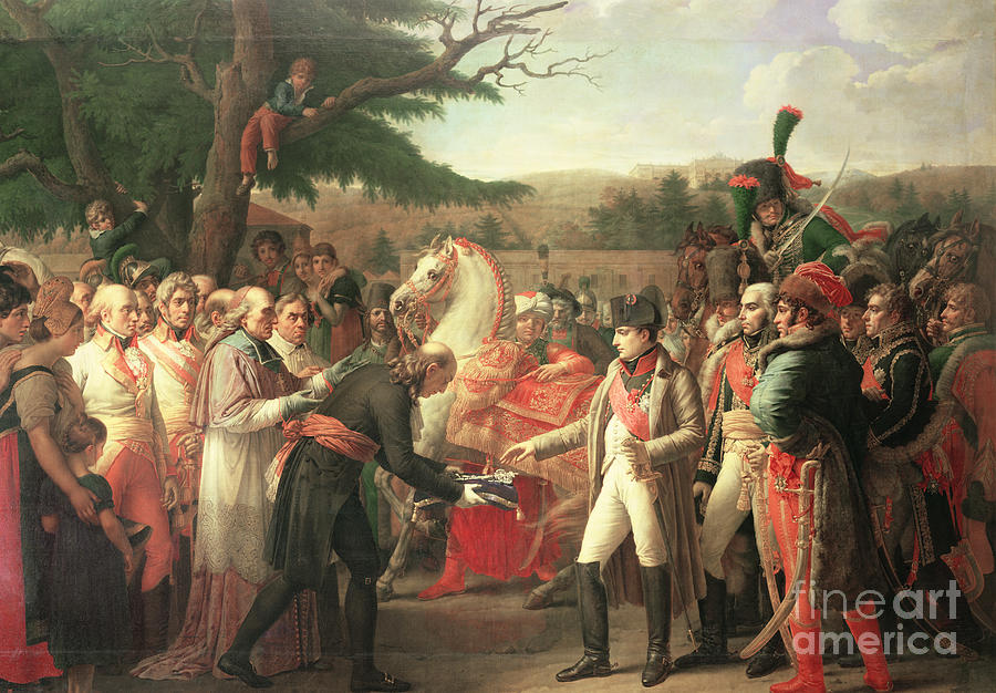 Napoleon Bonaparte Painting by Anne Louis Girodet De Roucy-trioson