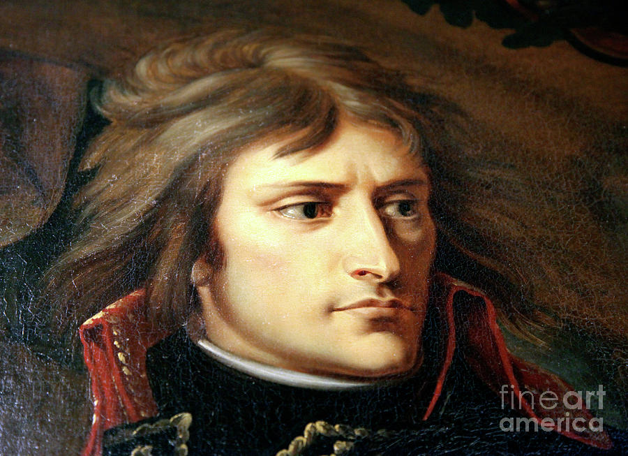 Napoleon Bonaparte On The Bridge Drawing by Print Collector