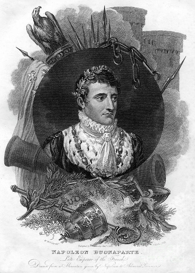 Napoleon I 1769-1821, Emperor Drawing by Print Collector