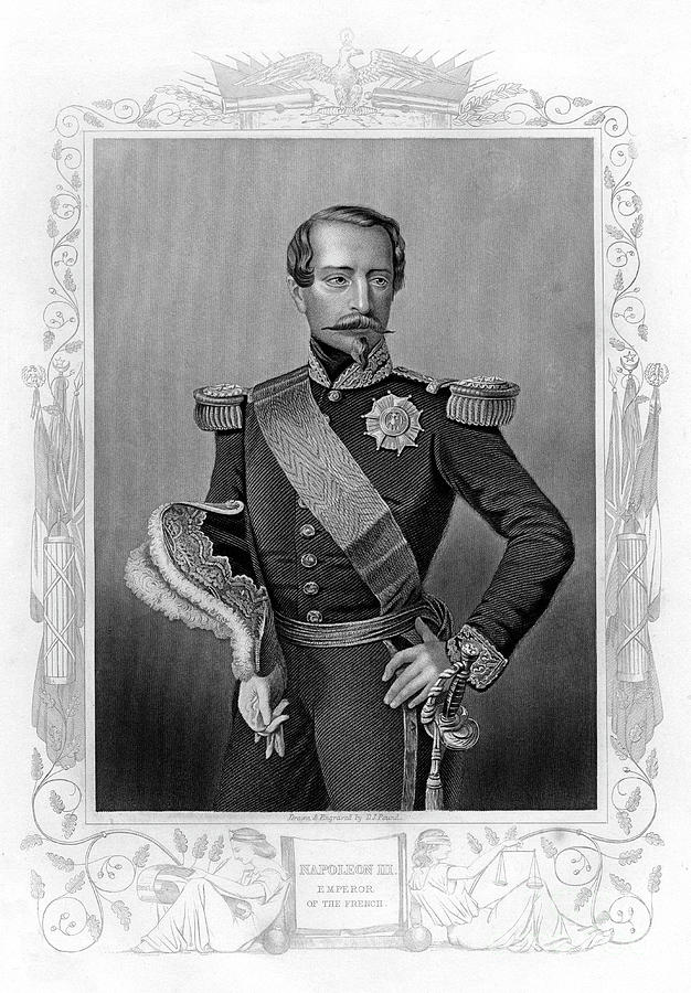 Napoleon IIi, Emperor Of France, 19th Drawing by Print Collector