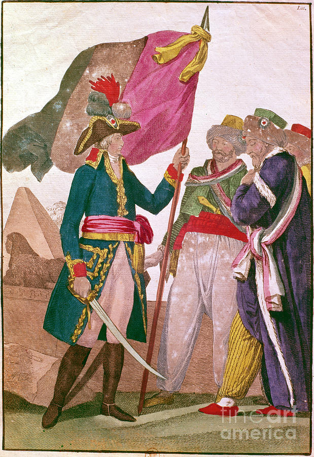Napoleon In Egypt, 1799 Drawing by Print Collector