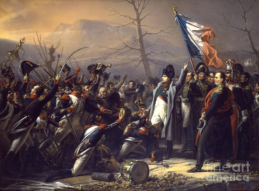 Napoleon returning from Elba by Charles Auguste Steuben Napoleon returning from Elba by Charles Auguste Steuben