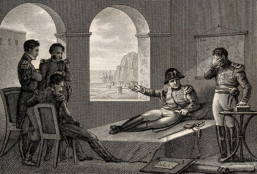 Napoleons Final Days On St. Helena, 1821 Photograph by Wellcome Images