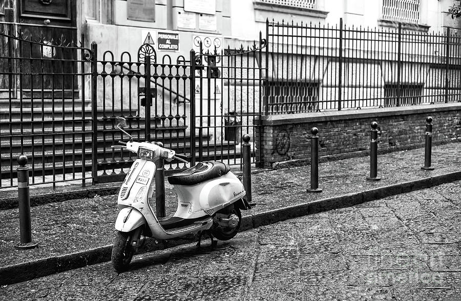 City Photograph - Napoli Street Parking in Italy by John Rizzuto
