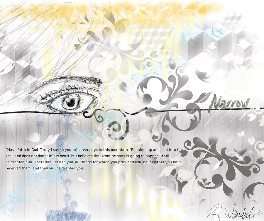 Narrow Digital Art - Narrow by Kristen Wambach Narrow Digital Art - Narrow by Kristen Wambach