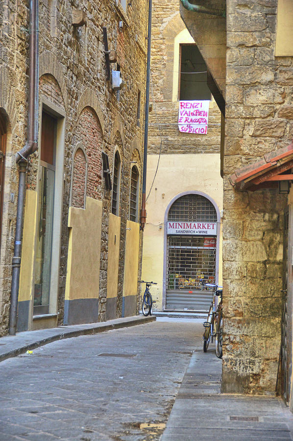 Narrow Streets Of Florence Photograph by JAMART Photography