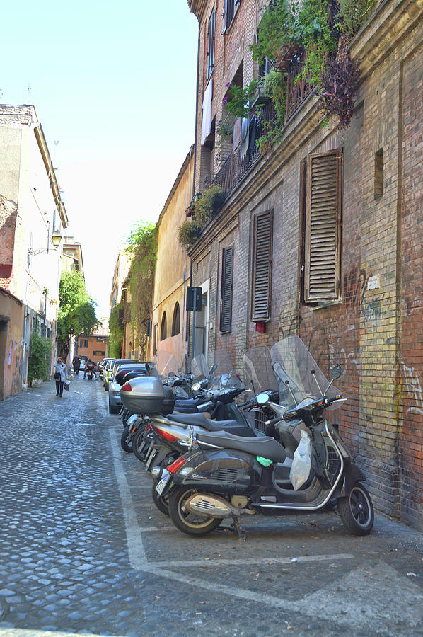 Narrow Streets Of Trastevere Photograph by JAMART Photography