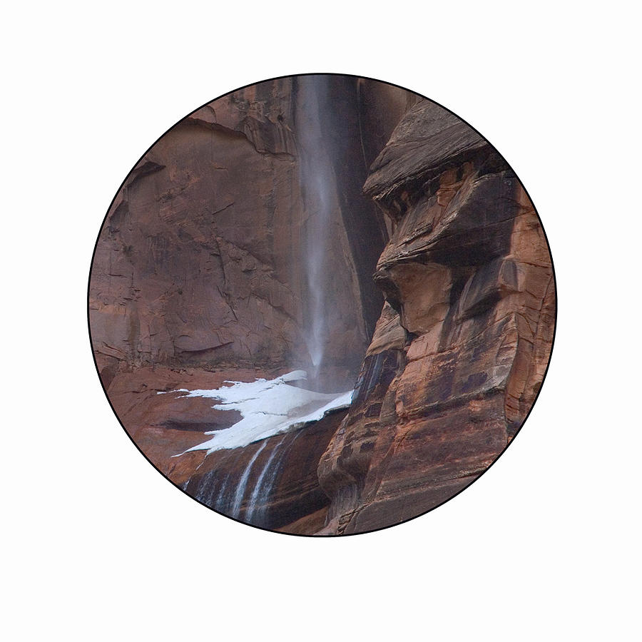 Narrows winter waterfall Photograph by Peter Anger Narrows winter waterfall Photograph by Peter Anger