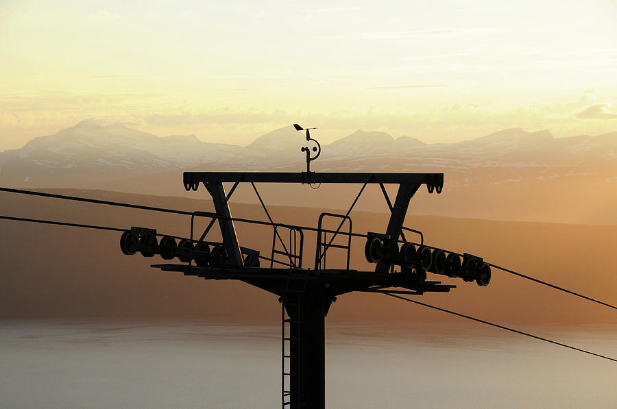 Narvikfjellet Cable Car In Narvik Photograph by Anjci (c) All Rights Reserved