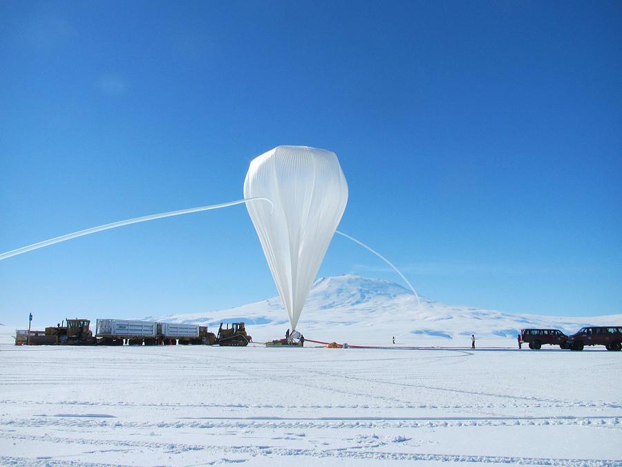 NASA Scientific Balloon in Antarctica Painting by Celestial Images