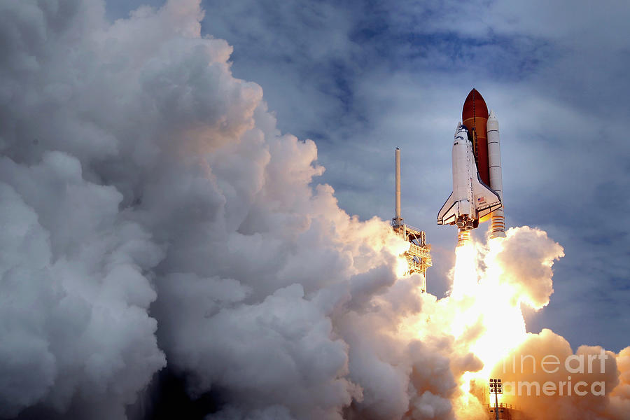 Nasas Final Space Shuttle Flight Lifts Photograph by Chip Somodevilla