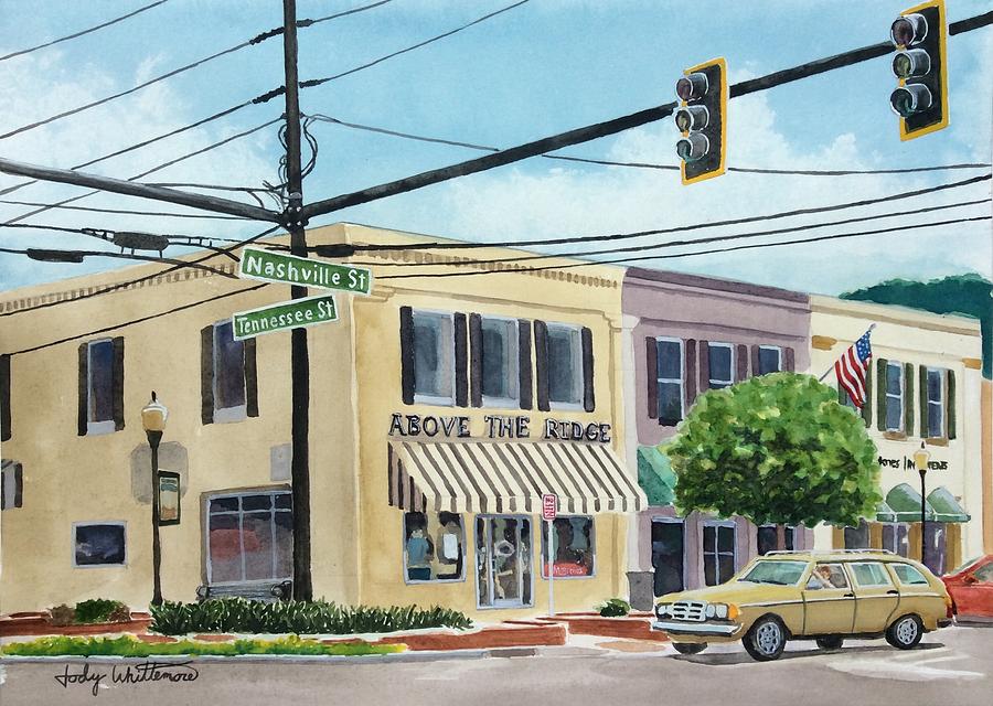 Nashville And Tennessee Street Ringgold Georgia Painting By Jody Whittemore