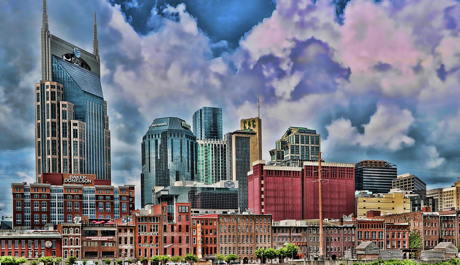 Nashville Skyline # 2 Photograph by Allen Beatty