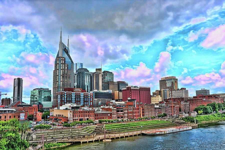 Nashville Skyline Photograph by Allen Beatty