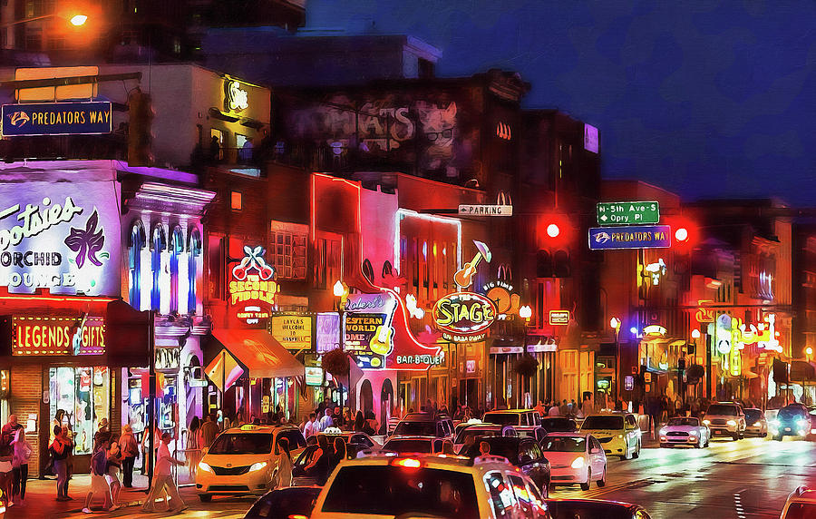 Nashville, Tennessee - 09 Painting by AM FineArtPrints