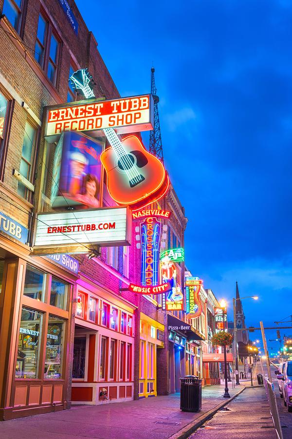 Broadway Photograph - Nashville, Tennessee - August 20, 2018 by Sean Pavone