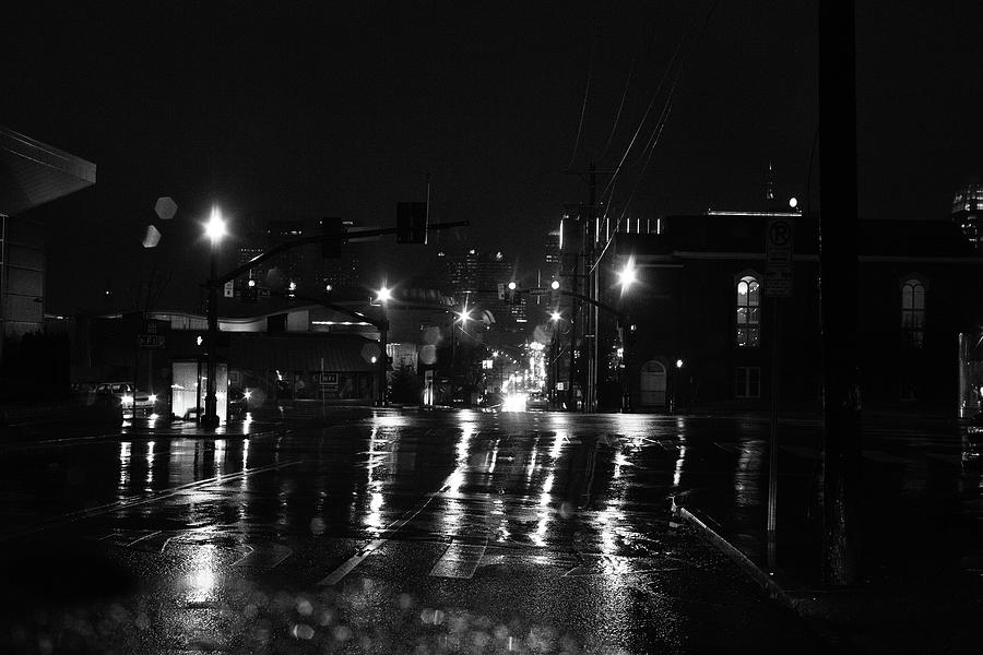 Nashville Wet Streets at Night by Keith Dotson Nashville Wet Streets at Night by Keith Dotson