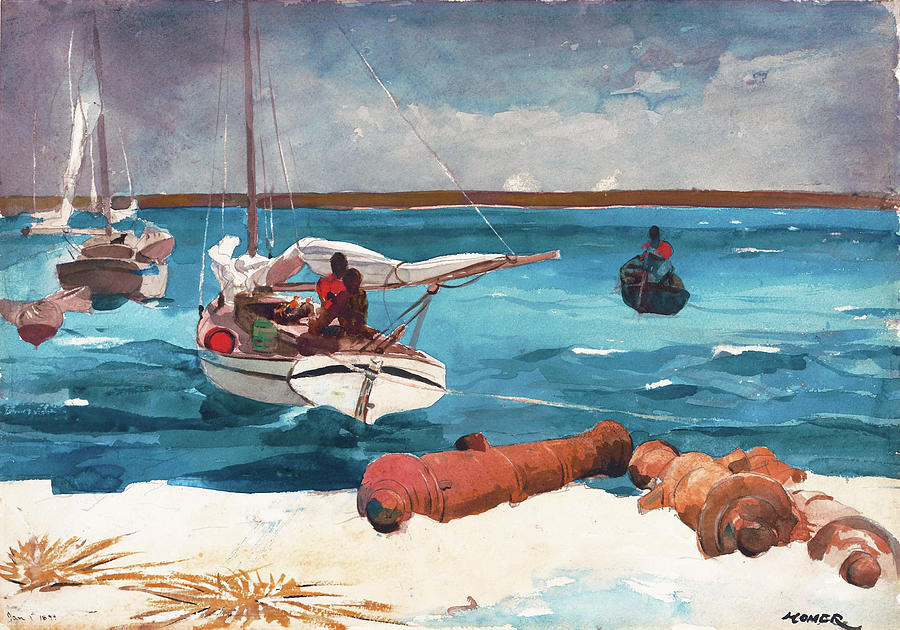 Winslow Homer Painting - Nassau - Digital Remastered Edition by Winslow Homer