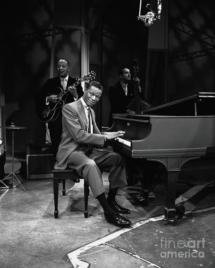 Nat King Cole Performs On Stage Photograph by Cbs Photo Archive