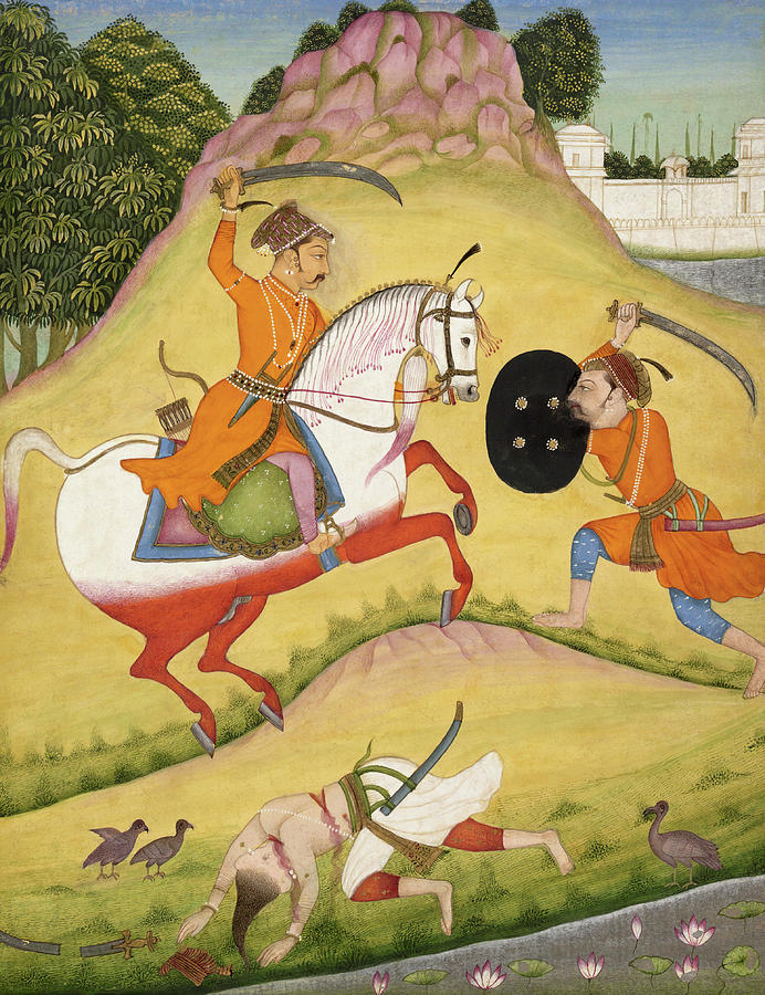 Nata Ragina Folio from a ragamala series -Garland of Musical Modes-. Painting by Mohamed Nata Ragina Folio from a ragamala series -Garland of Musical Modes-. Painting by Mohamed