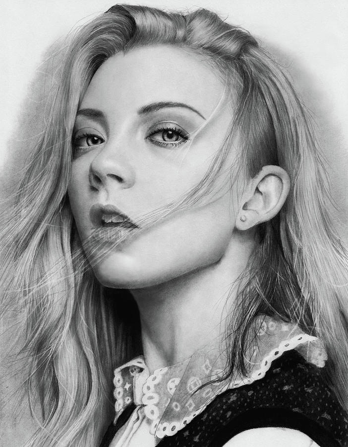 Natalie Dormer Drawing By Herbert Montijo