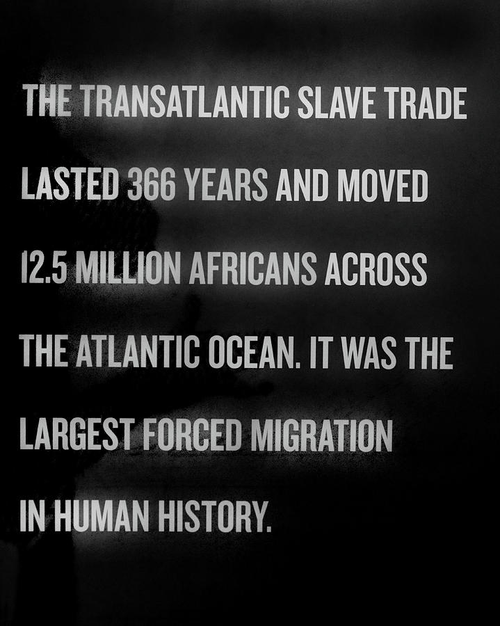 National Civil Rights Museum - Slave Trade       Photograph by Allen Beatty