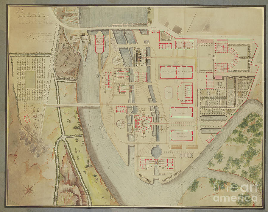 National Foundry Of Ruelle, 1787 Painting by French School Fine Art